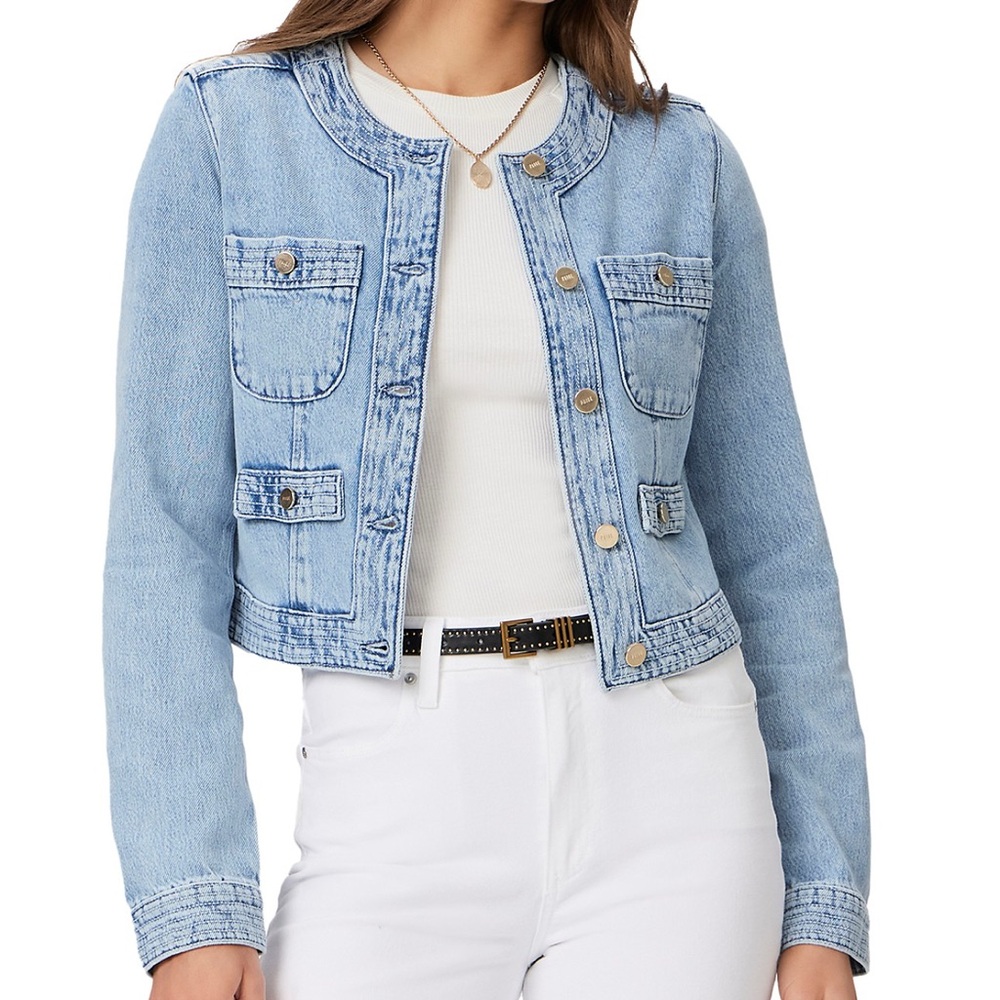 PAIGE Light Blue Denim Jacket